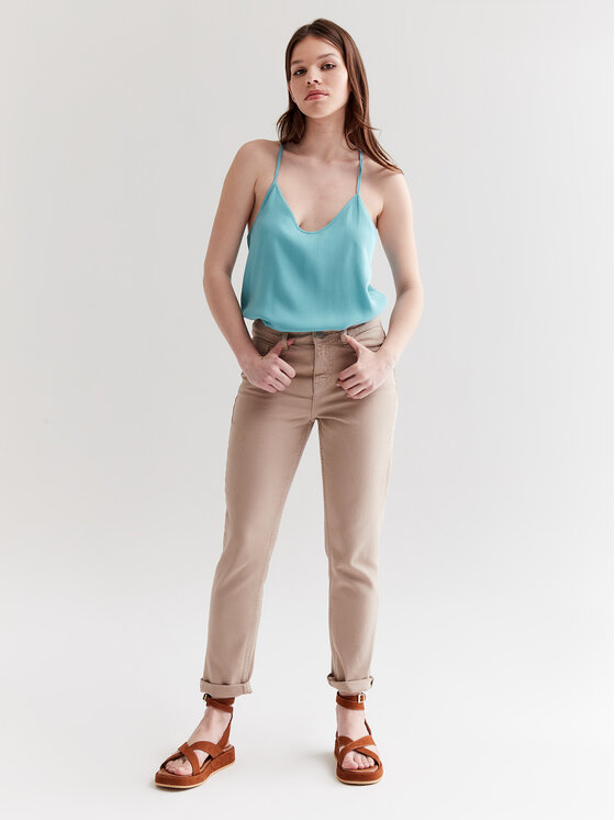 Americanos Americanos Top Havana Modrá Relaxed Fit