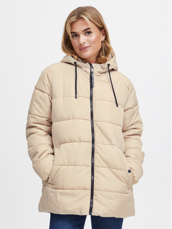 Fransa Fransa Зимно яке 20612164 Бежов Regular Fit