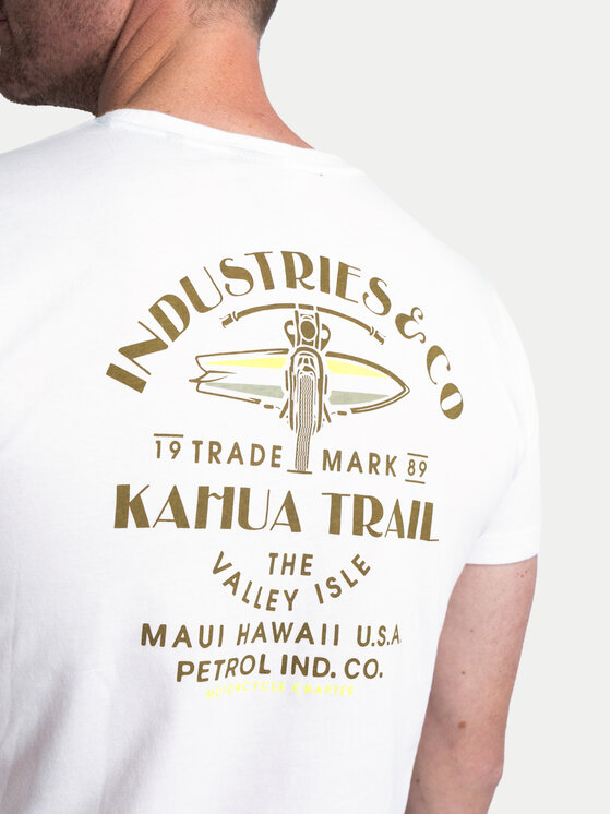 Petrol Industries Petrol Industries T-Shirt M-1040-TSR603 Biały Regular Fit