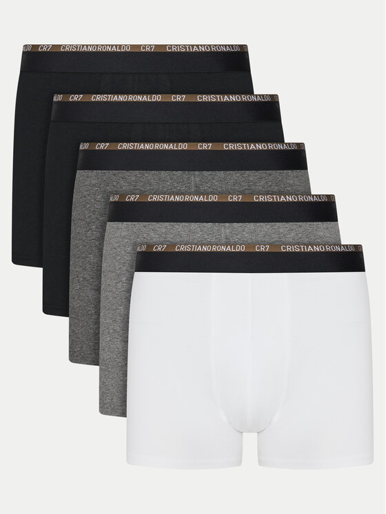 Férfi 5 darab boxer Cristiano Ronaldo CR7, Méret: XL, Színes, 8106-49