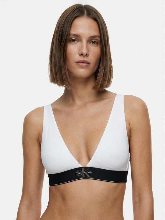 Calvin Klein Underwear Calvin Klein Underwear Podprsenka Bralette LV00QF8703 Biela