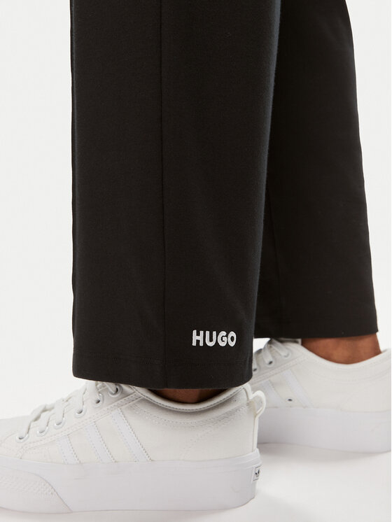 HUGO Hugo Sporta bikses Dina 50514871 Melns Regular Fit