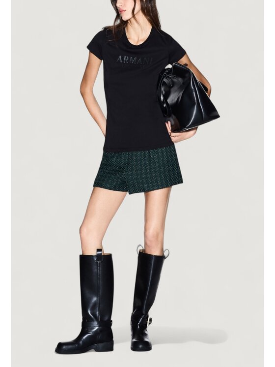 Armani Exchange Armani Exchange T-shirt XW001388 AF10356 Nero Casual Fit