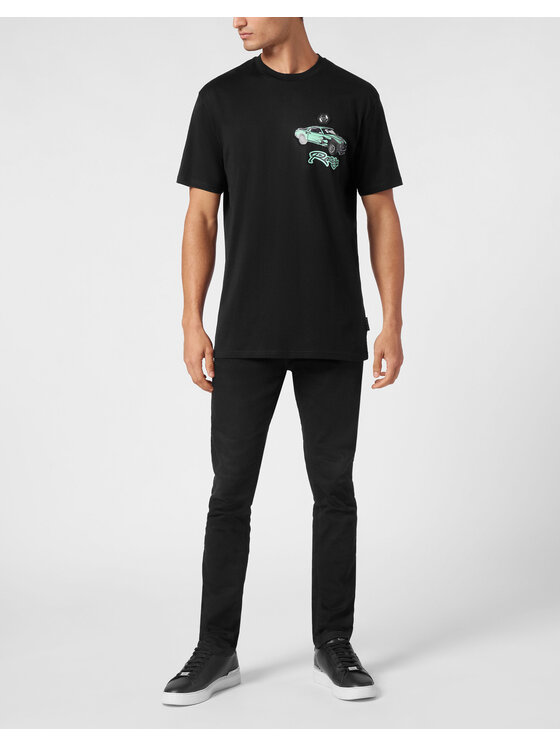 PHILIPP PLEIN PHILIPP PLEIN T-Shirt 21095 Černá Regular Fit