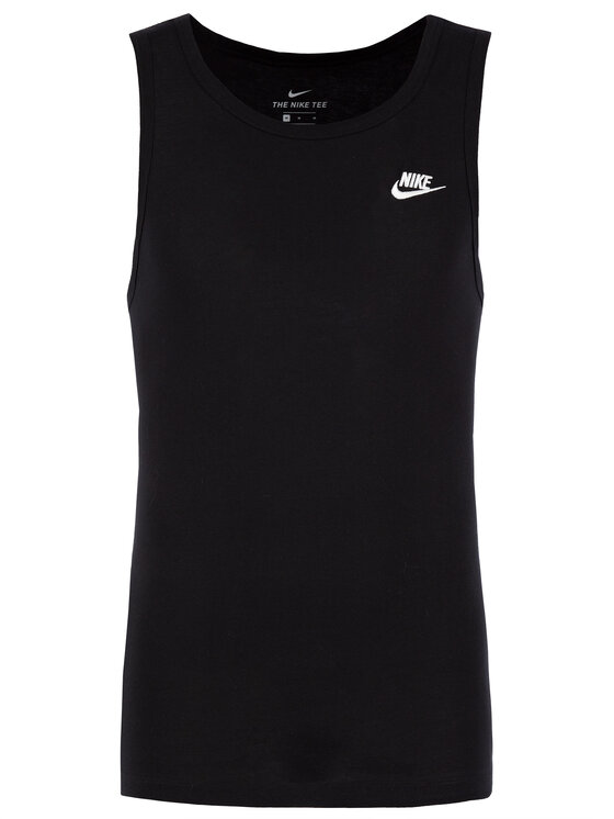 Nike Nike Tank top marškinėliai Club BQ1260 Juoda Standard Fit