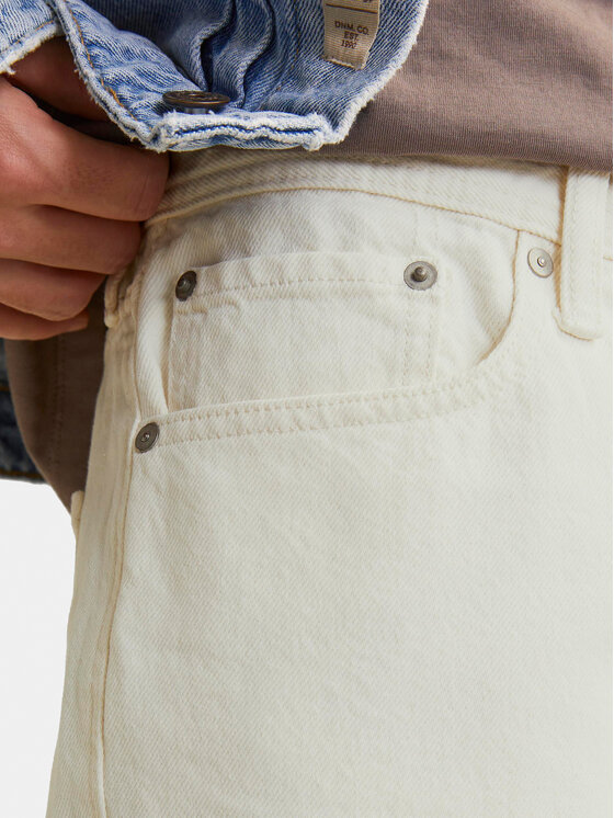 Jack&Jones Jack&Jones Džinsai Chris 12252087 Écru Relaxed Fit