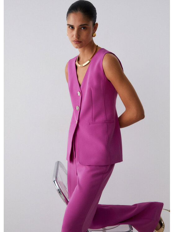 Liu Jo Liu Jo Gilet CA6222T2200P963B Rosa Regular Fit