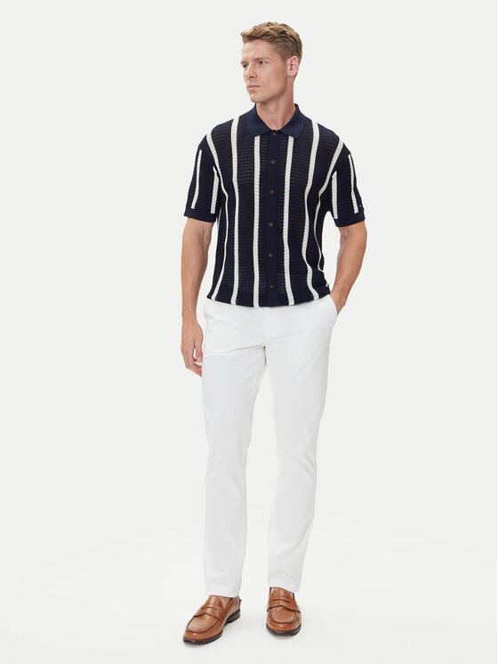 Tommy Hilfiger Tommy Hilfiger Chinosy Denton Essential MW0MW40262 Biały Straight Fit