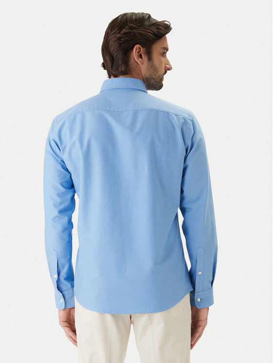 BOSS BOSS Srajca H-Roan 50555920 Svetlo modra Slim Fit