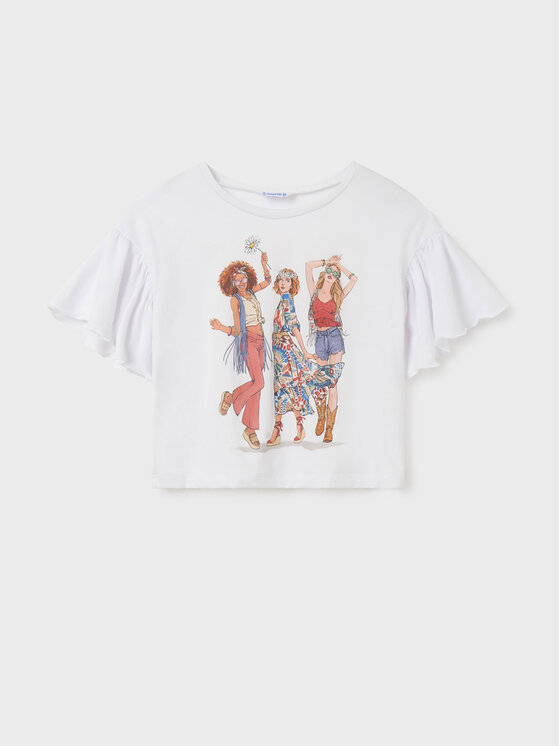 Mayoral Mayoral T-krekls 6051 Balts