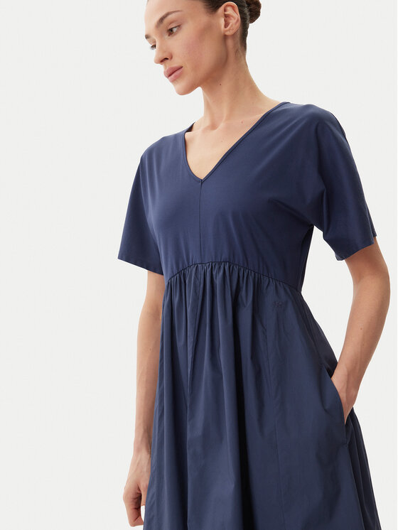 Weekend Max Mara Weekend Max Mara Každodenní šaty Brozno 2515621082 Tmavomodrá Relaxed Fit