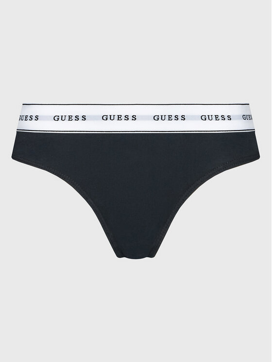Guess Guess Klasične spodnje hlačke Carrie O97E02 KBBU1 Črna
