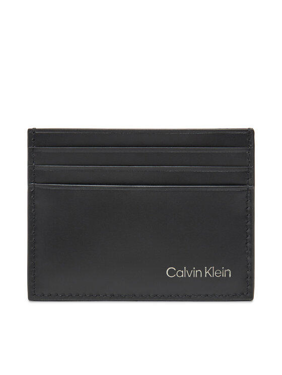Etui pentru carduri Calvin Klein Ck Smooth Cardholder LV04D1104G Negru