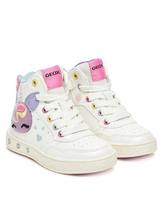 Geox Geox Sneakers J Skylin J568WD 0NFKN C0653 M Bianco