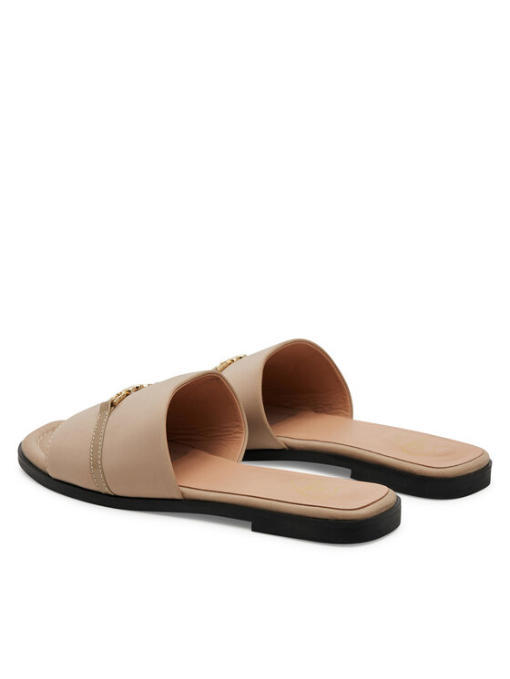 LOVE MOSCHINO LOVE MOSCHINO Klapki JA28082G1MIM0131 Beżowy