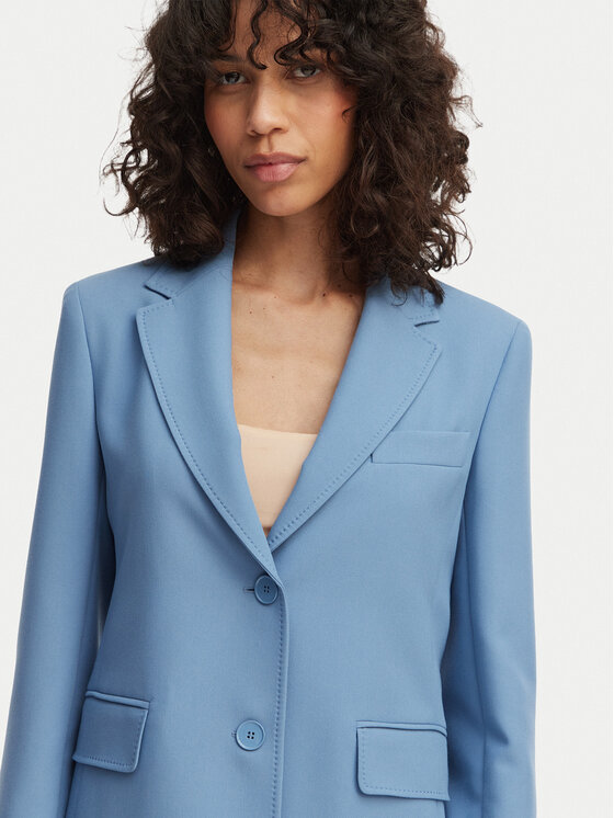 Weekend Max Mara Weekend Max Mara Сако Uva 2615041061 Светлосиньо Slim Fit