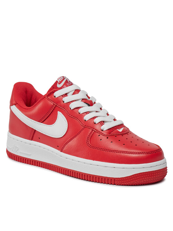 Nike air force store 1 in red