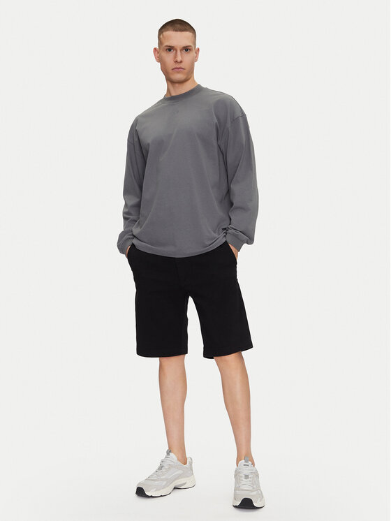 HUGO HUGO Pantalon scurți din material Dante242 50510605 Negru Regular Fit