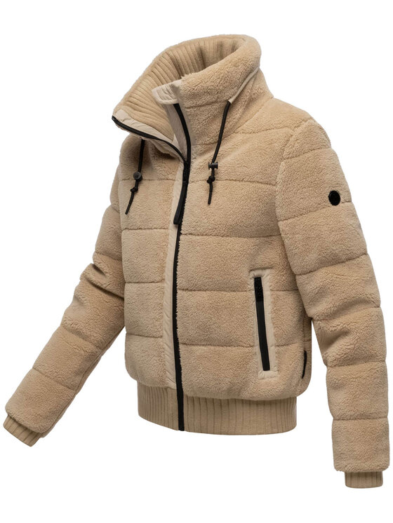Navahoo Navahoo Kurtka zimowa Schneepuder Beżowy Regular Fit