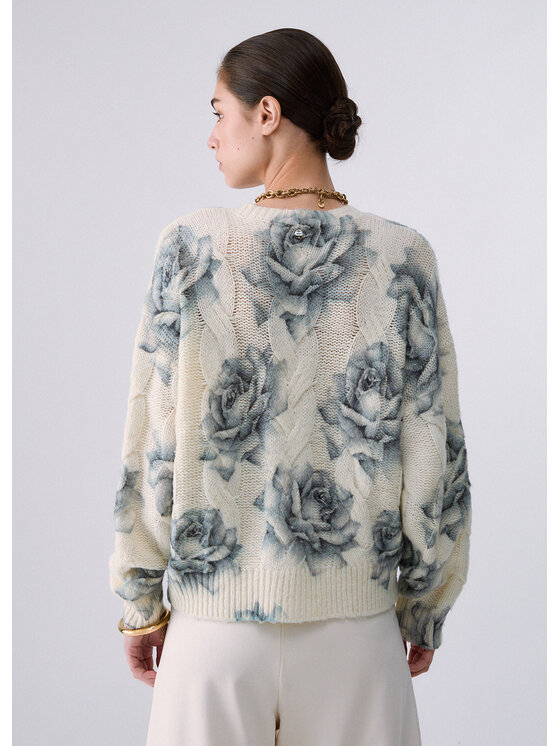 Liu Jo Liu Jo Cardigan WF6400MA48SL9213 Bianco Regular Fit