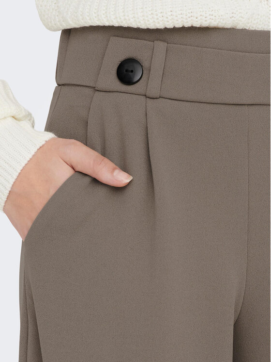 JDY JDY Spodnie materiałowe Geggo 15208430 Beżowy Wide Leg
