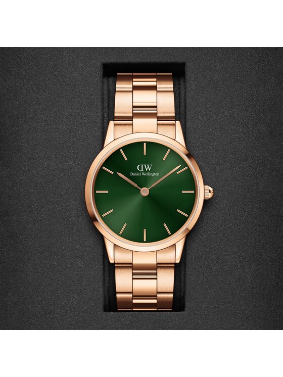 Daniel Wellington Daniel Wellington Ročna ura iconic Emerald DW00100419 Zlata