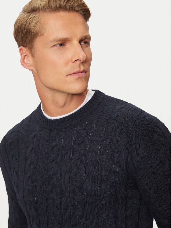 United Colors Of Benetton United Colors Of Benetton Pullover 1335U107G Dunkelblau Regular Fit