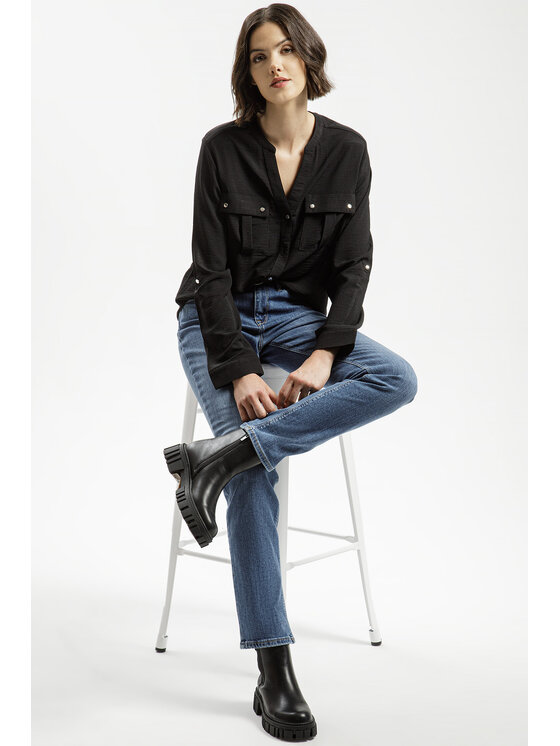 Cross Jeans Cross Jeans Jeansy N 492-006 Niebieski Straight Leg