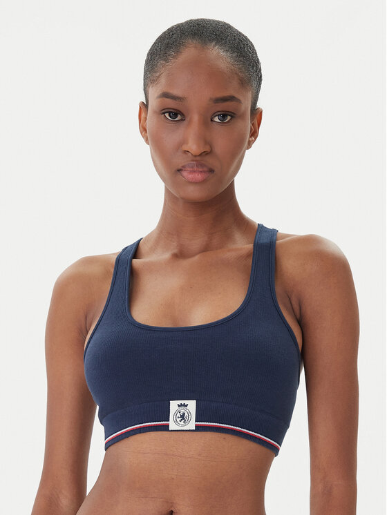 Tommy Hilfiger Biustonosz top UW0UW06062 Granatowy