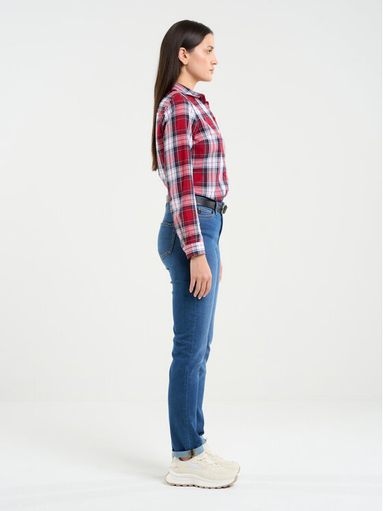 BIG STAR BIG STAR Jeansy KATRINA HIGH WAIST_344_190 Niebieski Slim Fit