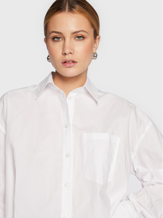 Remain Remain Košulja Naja RM1540 Bijela Oversize