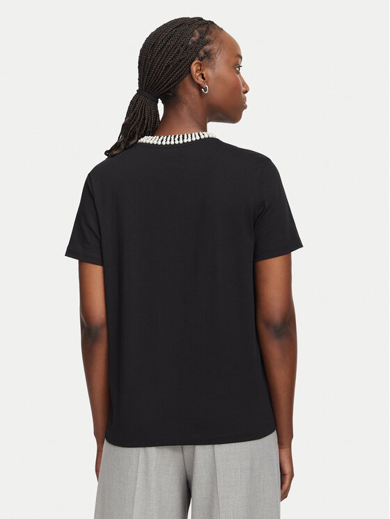 KARL LAGERFELD KARL LAGERFELD T-shirt B3W17057 Crna Regular Fit