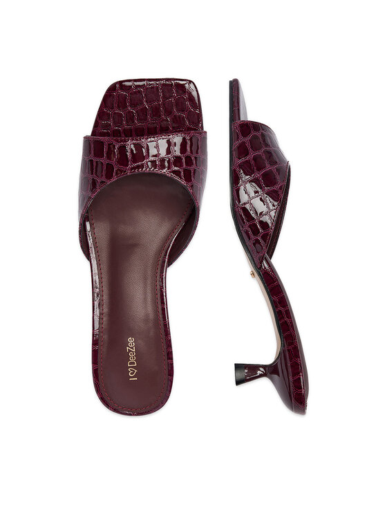 DeeZee DeeZee Klapki CEO-TS6253-01 Bordowy