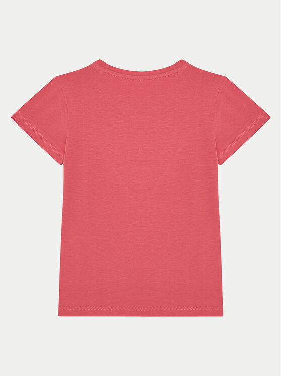 Guess Guess T-Shirt K5RI16 K6YW4 Różowy Regular Fit