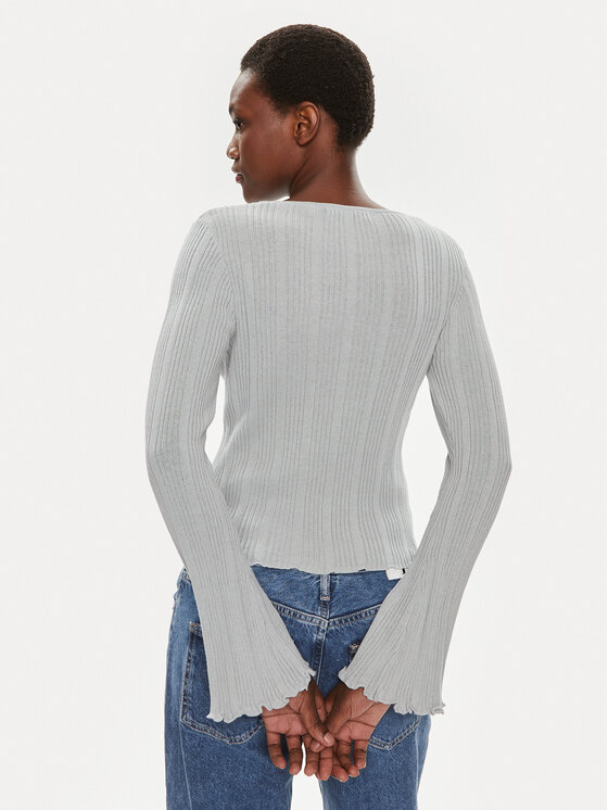 Brave Soul Brave Soul Strickjacke LKC-364RIPLEYGRY Grau Straight Fit