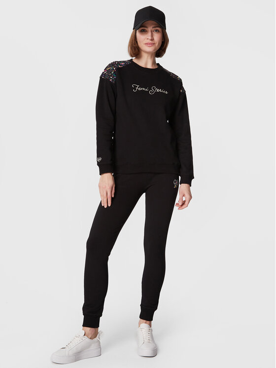 Pantaloni da tuta Vano Nero Regular Fit