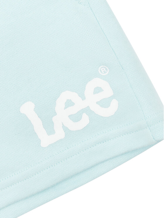 Lee Lee Спортивні шорти Wobbly Graphic LEG5092 Голубий Regular Fit
