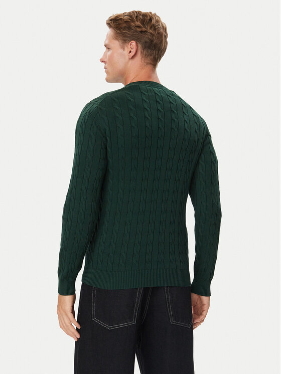 Gant Gant Megztinis 8050601 Tamsiai žalia Regular Fit
