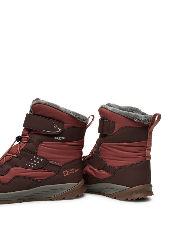 Jack Wolfskin Jack Wolfskin Škornji za sneg Polar Bear-G Texapore High Vc K A62143 Rjava