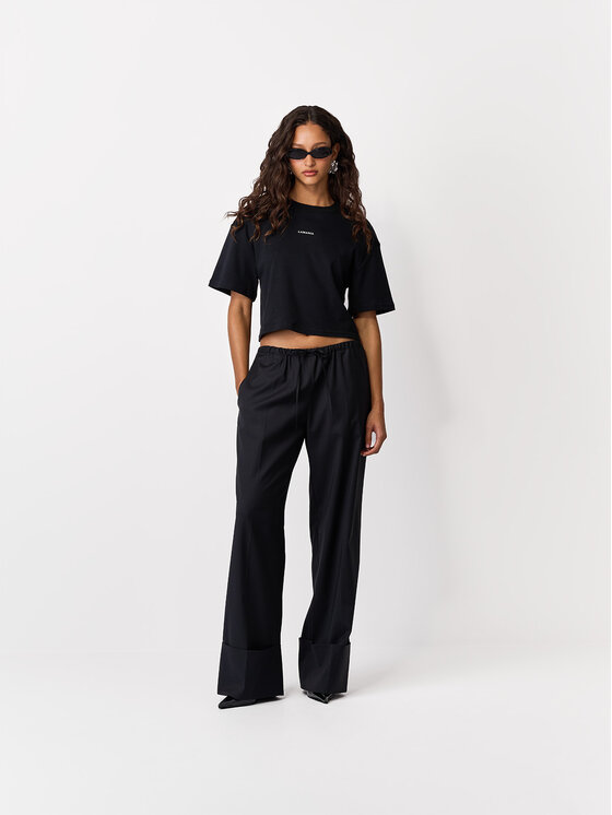 La Mania La Mania T-shirt TOLA Nero Basic Fit