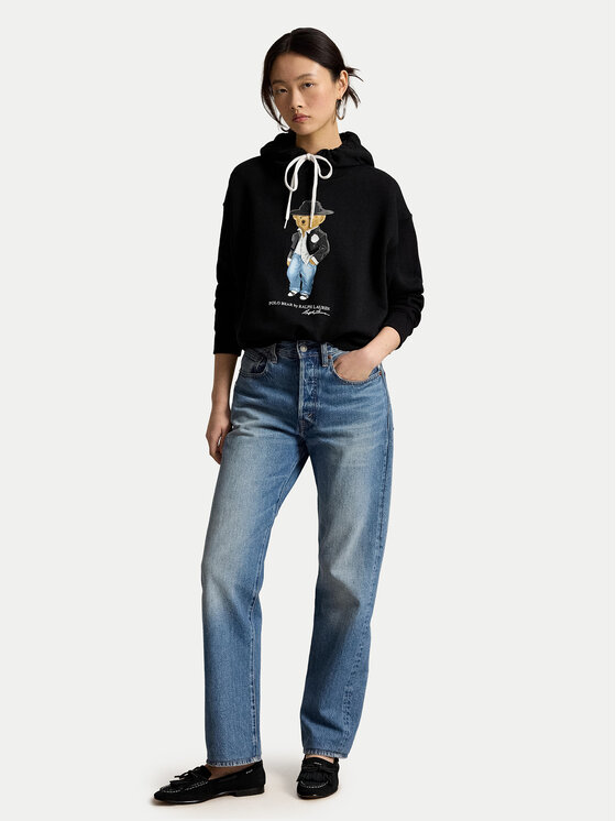 Polo Ralph Lauren Polo Ralph Lauren Світшот 211B23862001 Чорний Relaxed Fit