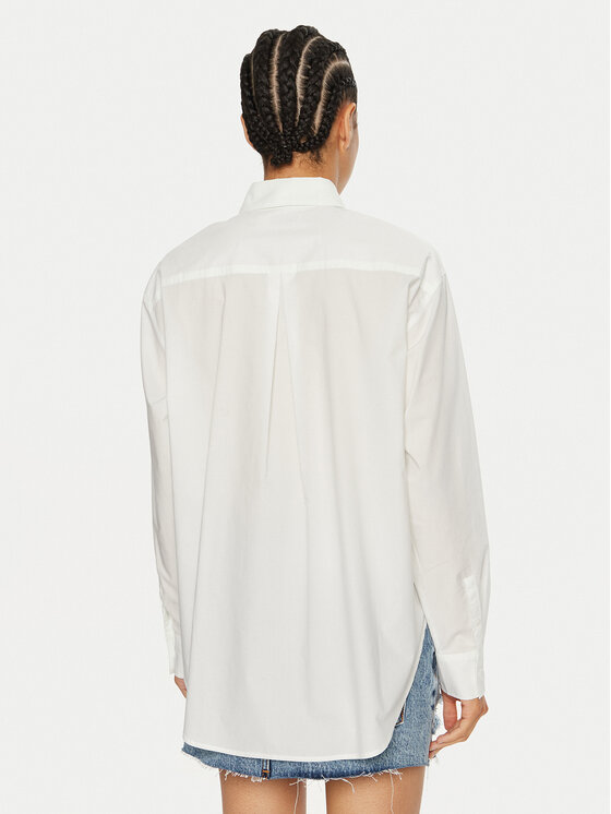 Calvin Klein Jeans Calvin Klein Jeans Cămașă J20J224436 Alb Relaxed Fit