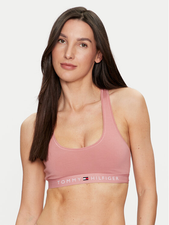 Tommy Hilfiger Podprsenkový top UW0UW04143 Ružová
