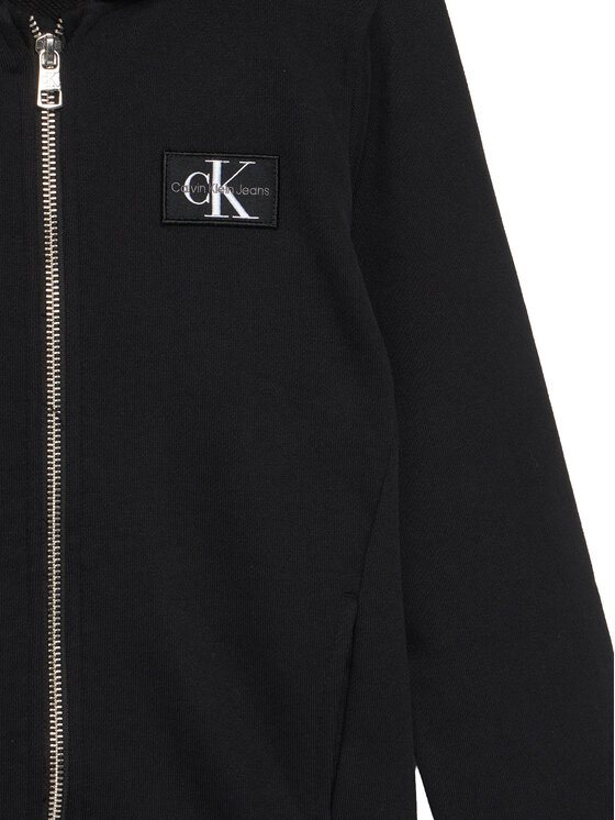 Calvin Klein Jeans Calvin Klein Jeans Bluză Badge IB0IB02213 Negru Relaxed Fit