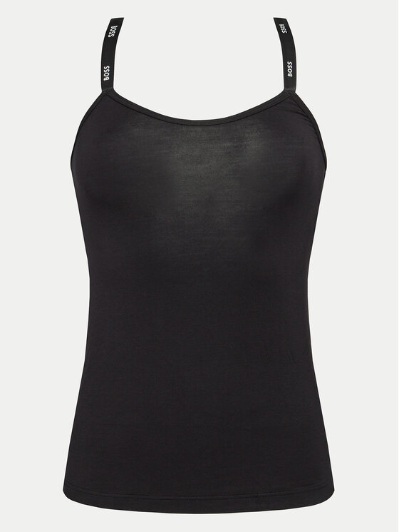 BOSS Boss Top 50515379 Czarny Regular Fit