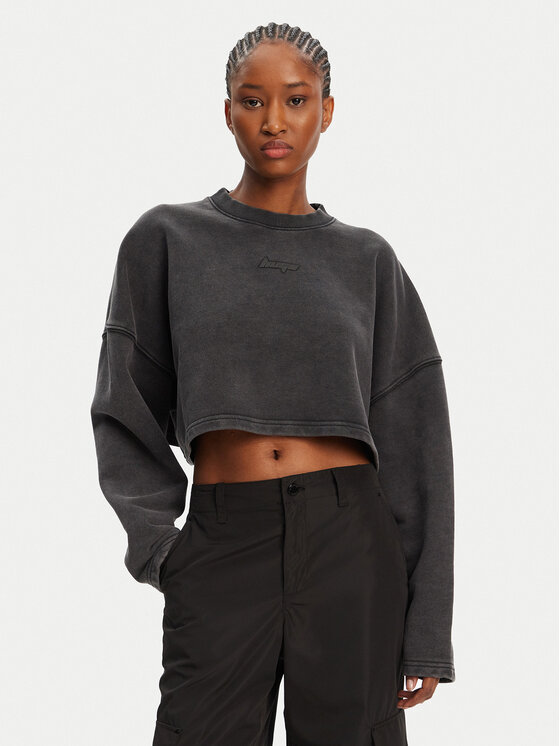 HUGO HUGO Pulóver Derissa_B 50545035 Fekete Relaxed Fit