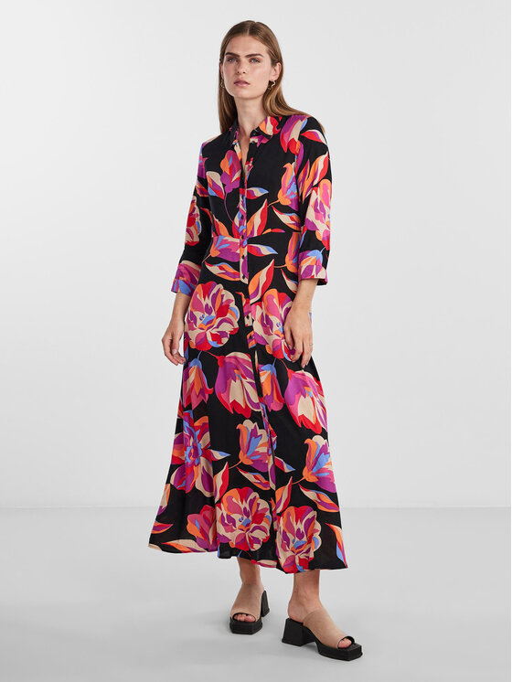 YAS YAS Hemdkleid Savanna 26022663 Bunt Loose Fit