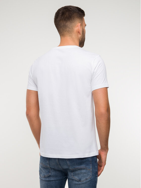 Tommy Hilfiger Tommy Hilfiger Set di 2 T-shirt UM0UM01030 Bianco Regular Fit