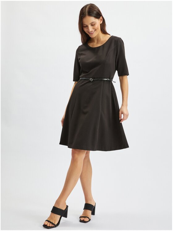 Orsay Orsay Sukienka 490453-660000__38 Czarny Regular Fit