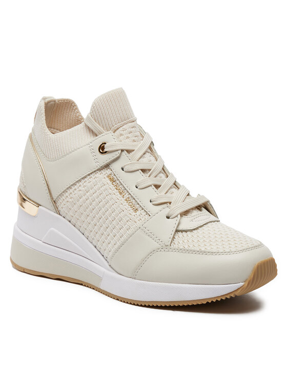 MICHAEL Michael Kors MICHAEL Michael Kors Сникърси Georgie 43S4GEFS1D Екрю